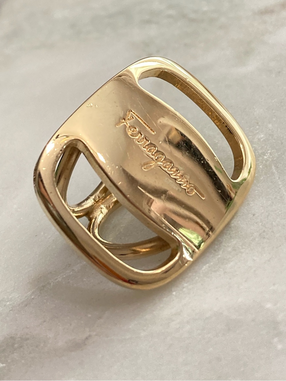 Ferragamo Scarf Ring